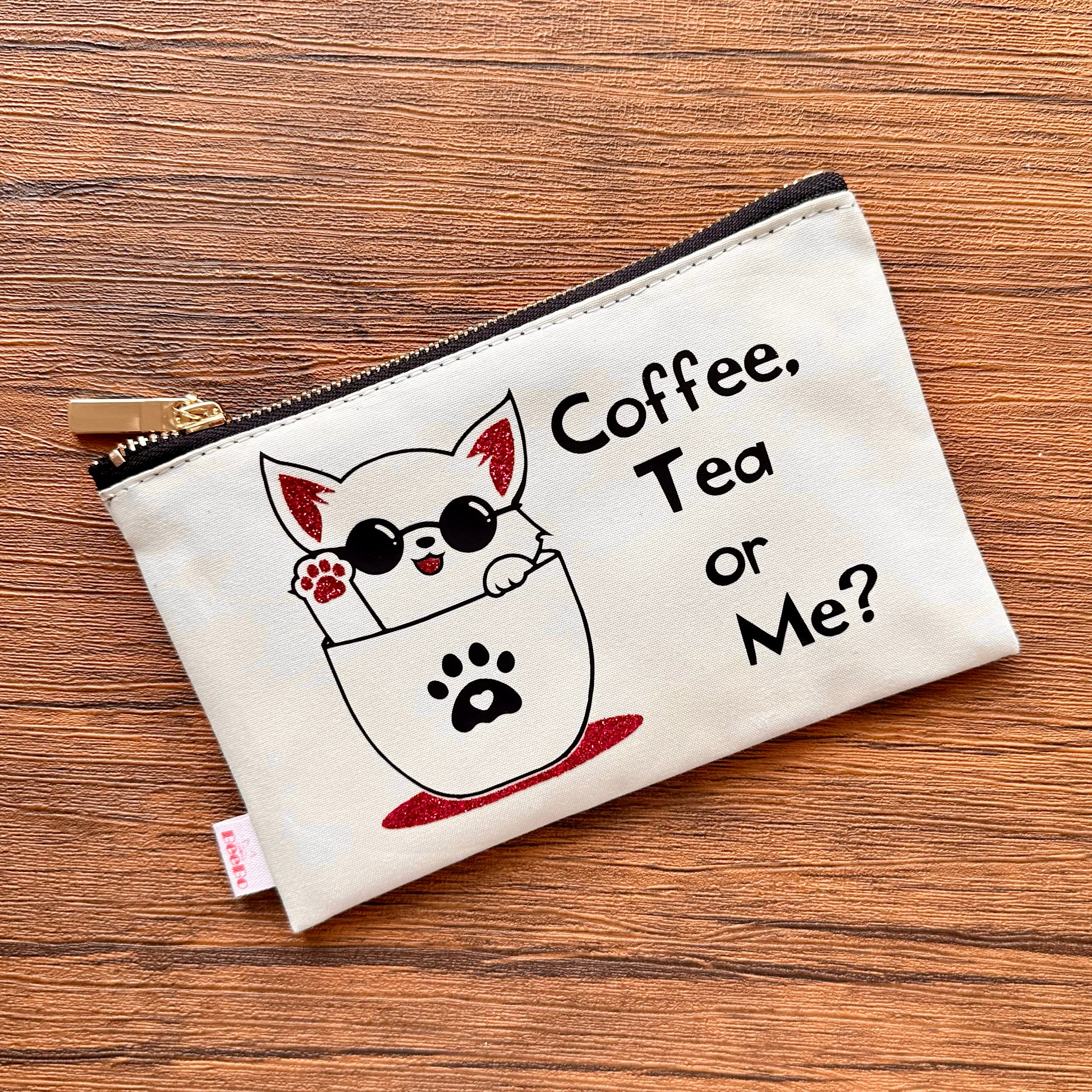 Handmade Fabric Wallet, Passport Holder, Small Fabric Zip Bag