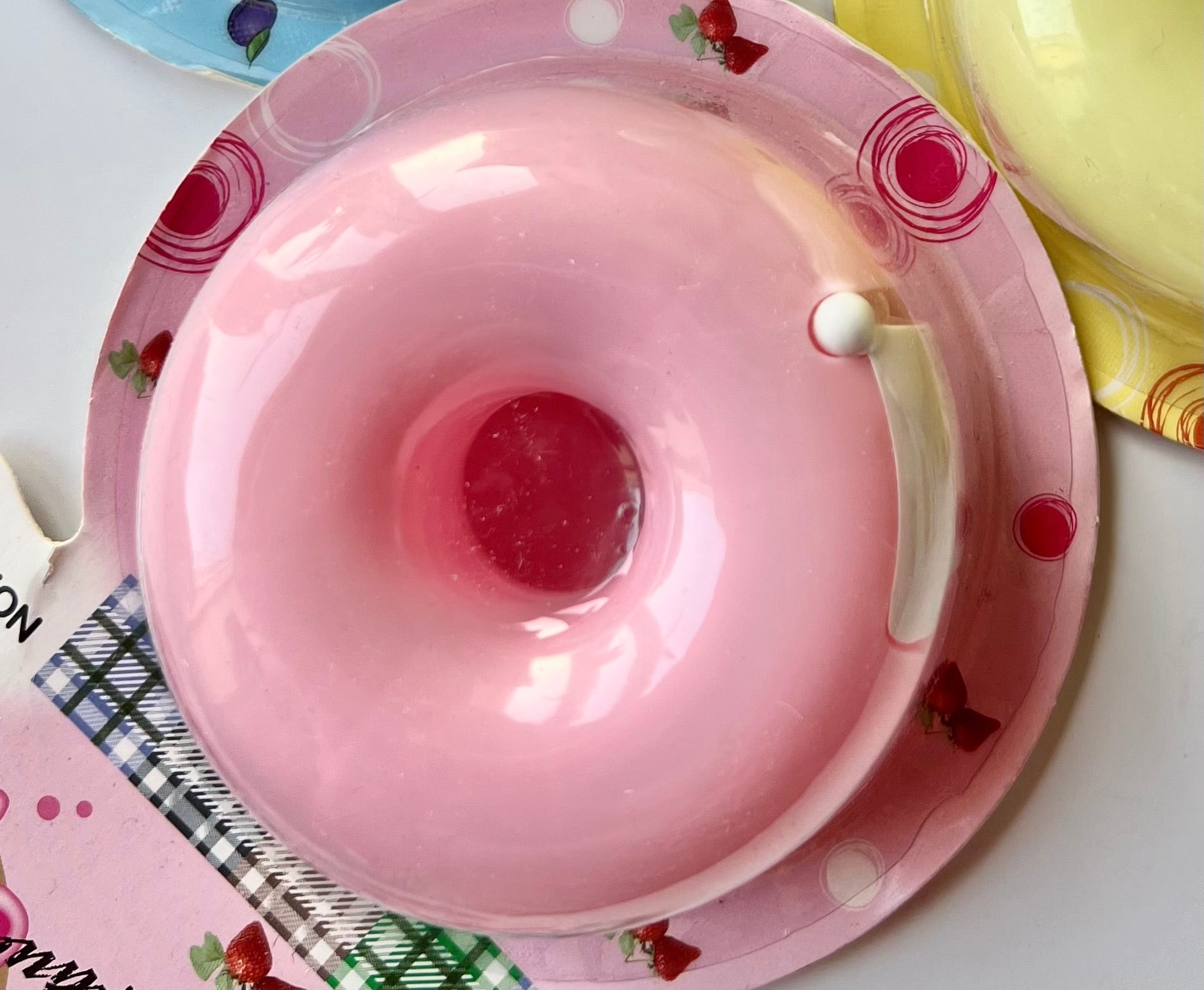 cute donut shaped tape dispenser kawaii office supplies pink
