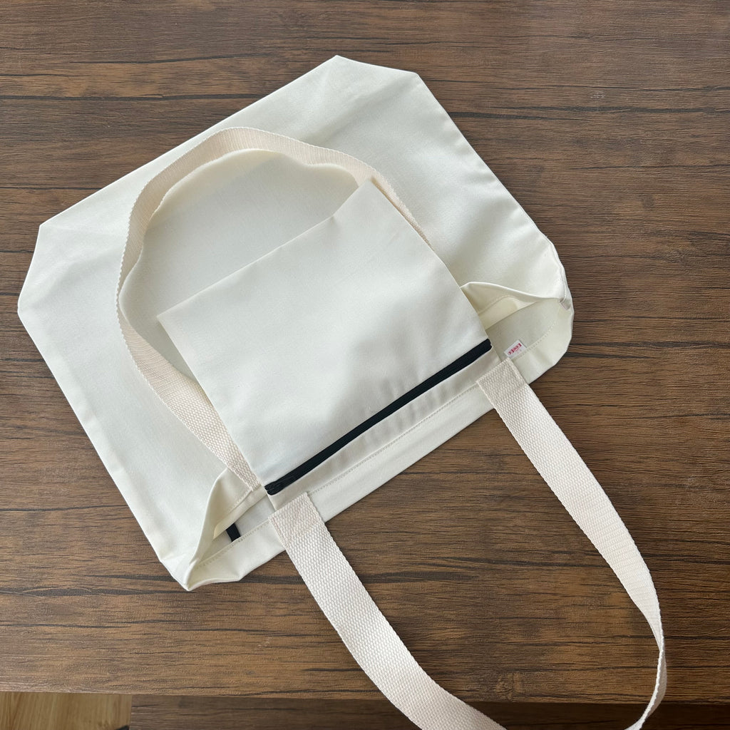 Funny Tote Bag – Single Taken Hungry Design with Inner Pocket