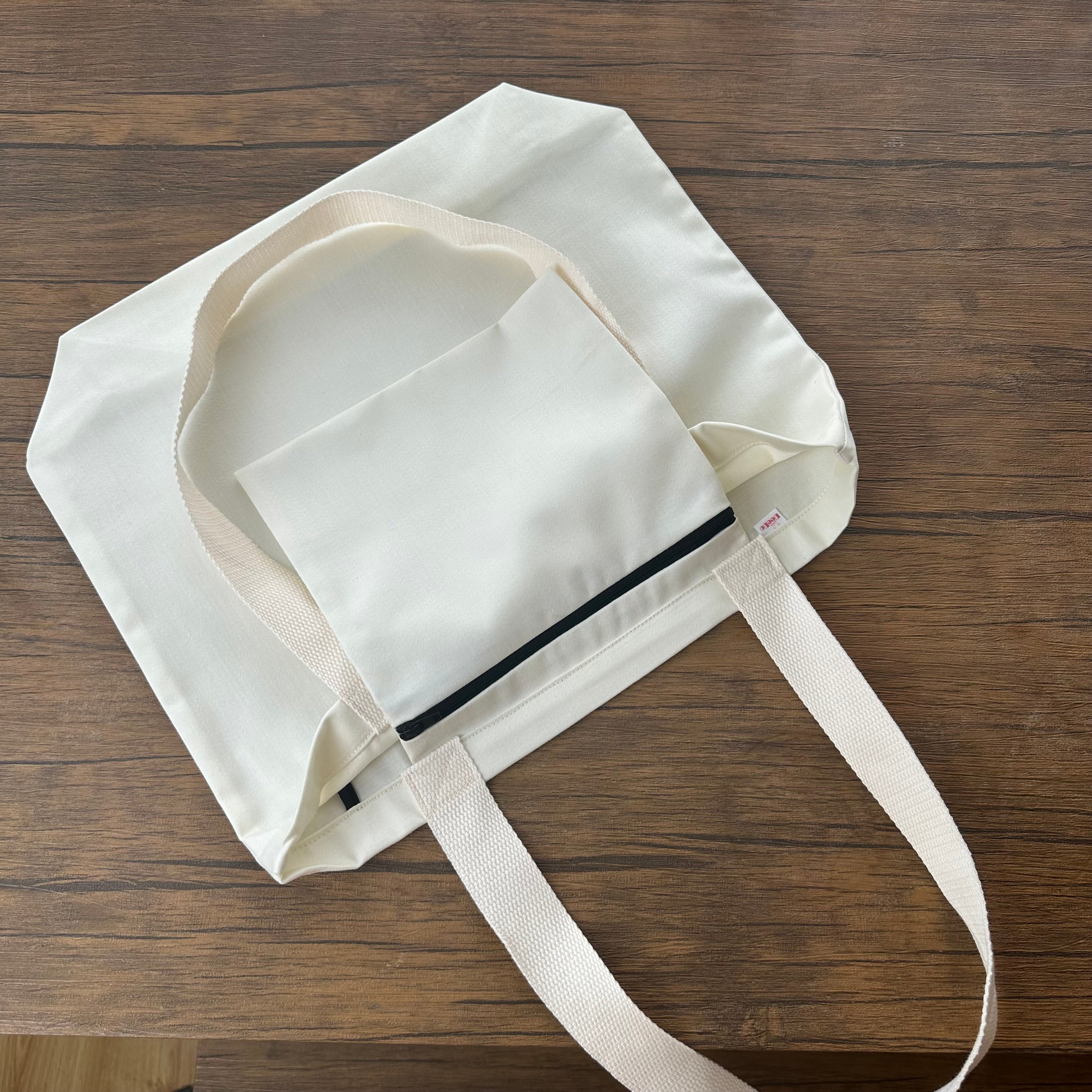 Funny Tote Bag – Single Taken Hungry Design with Inner Pocket