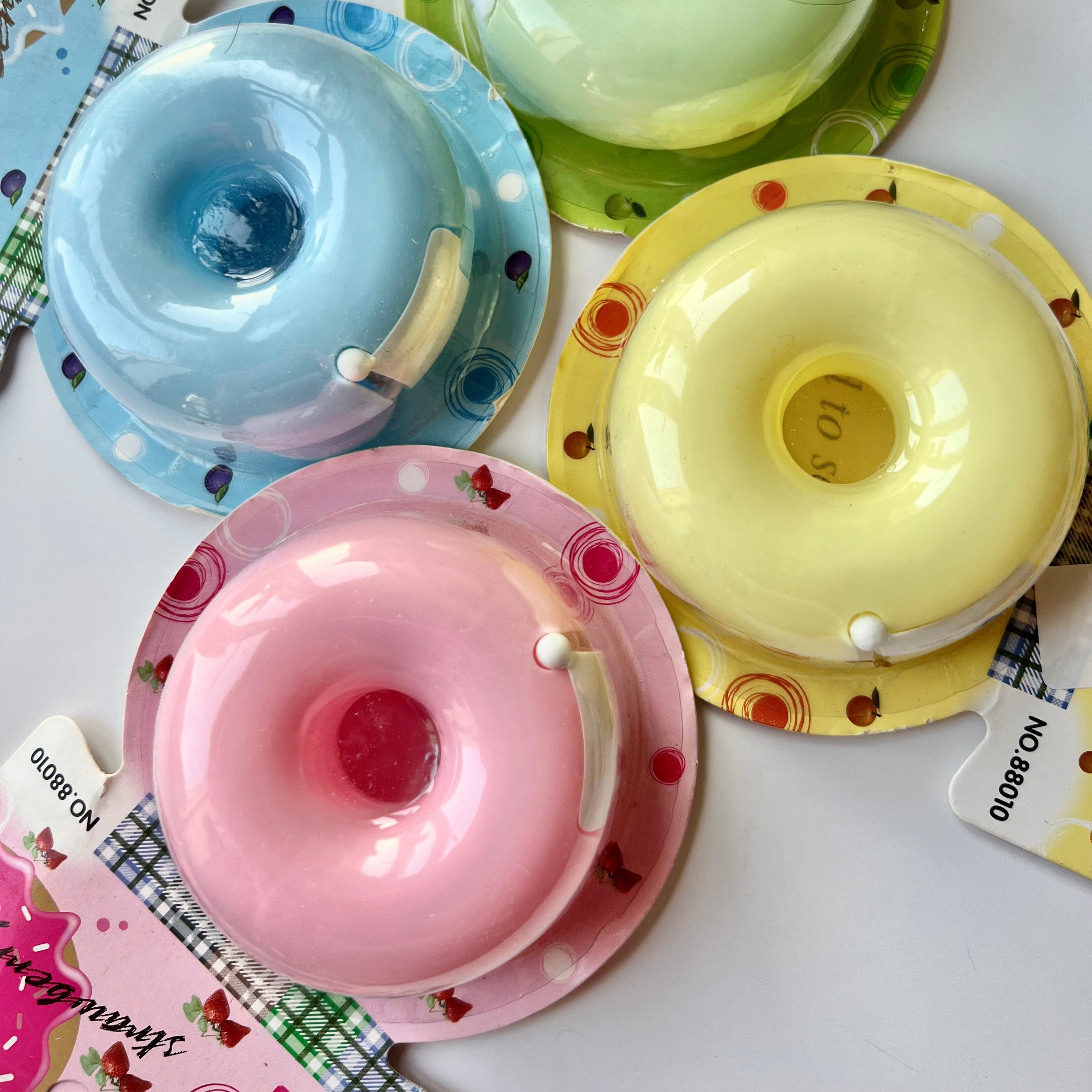 cute donut shaped tape dispenser kawaii office supplies