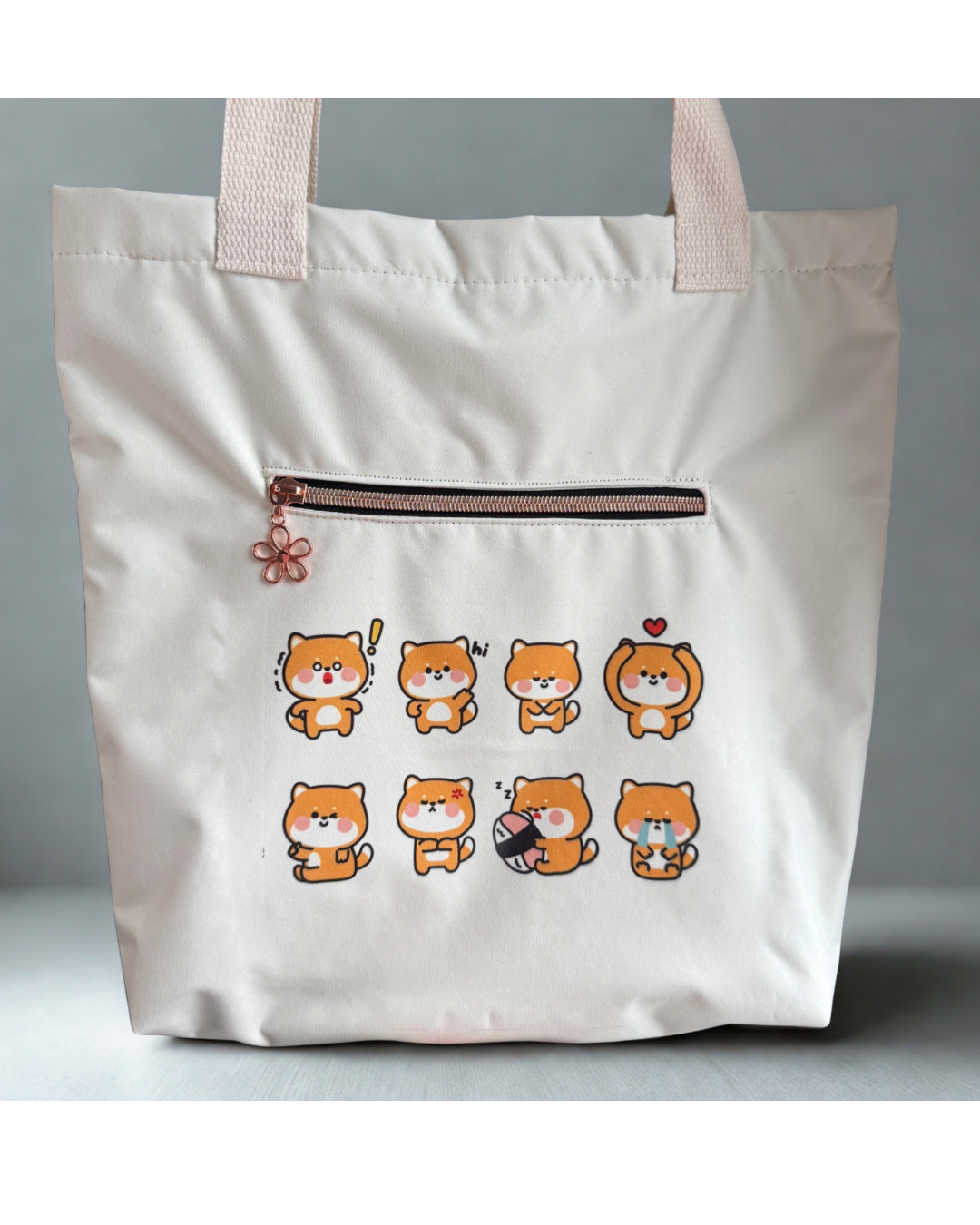 LPE Multi-Pocket Travel Tote Bag - Handmade