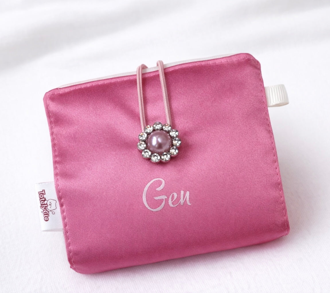 Aesthetic Foldable Eco Tote Bag – Handmade Reusable Shopping Bag with FREE Name Add-On