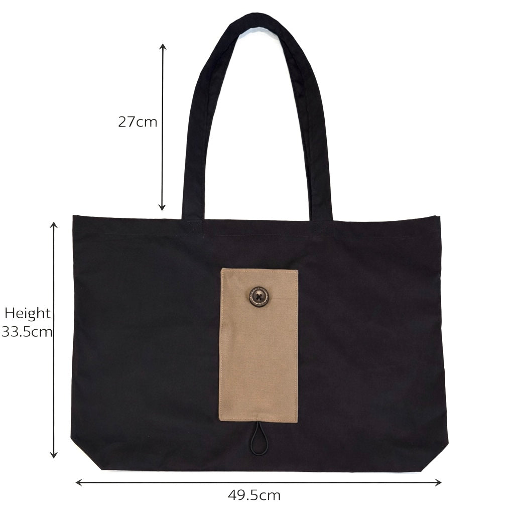 Handmade Foldable Eco Tote Bag for Men – Compact Reusable Shopping Bag