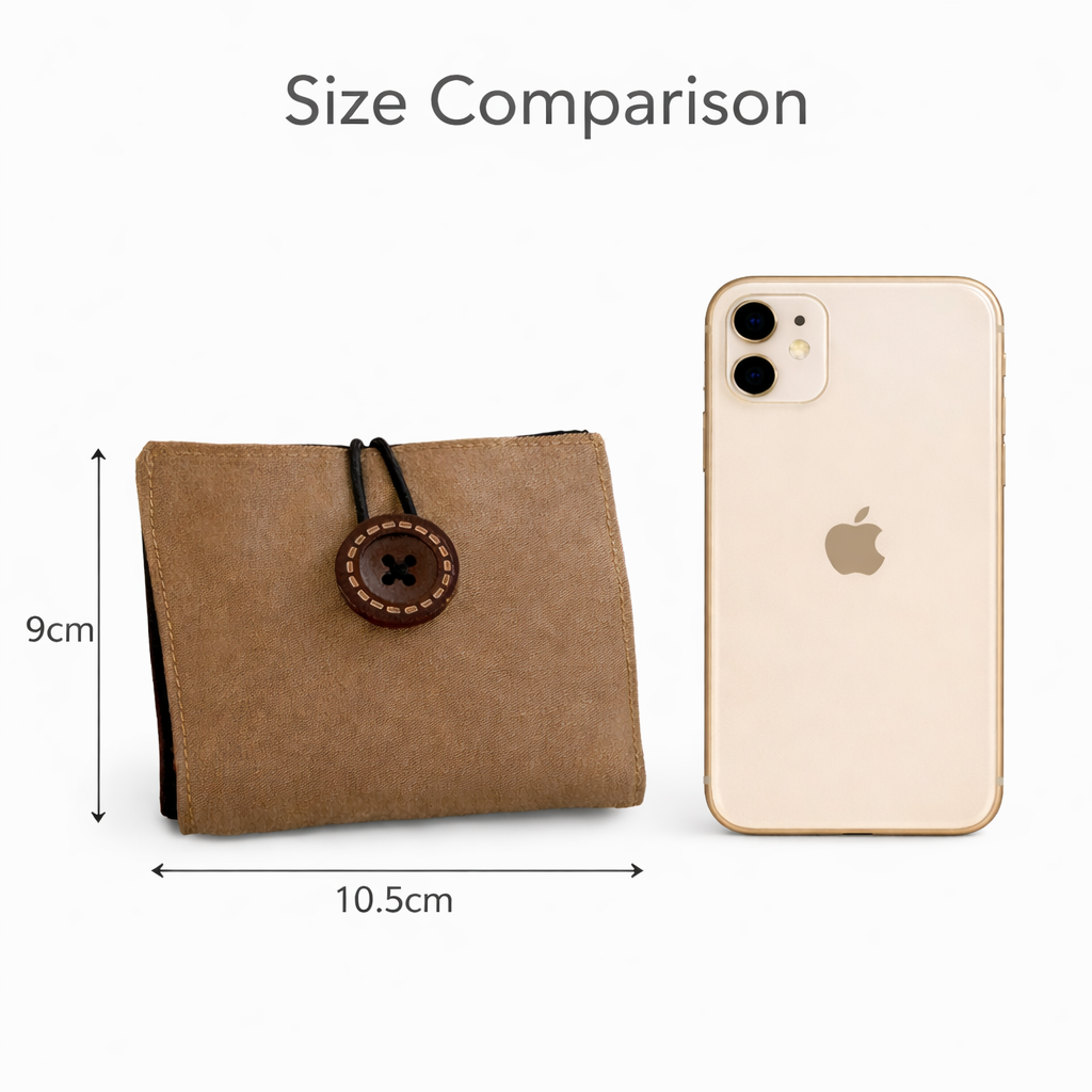 Handmade Foldable Eco Tote Bag for Men – Compact Reusable Shopping Bag