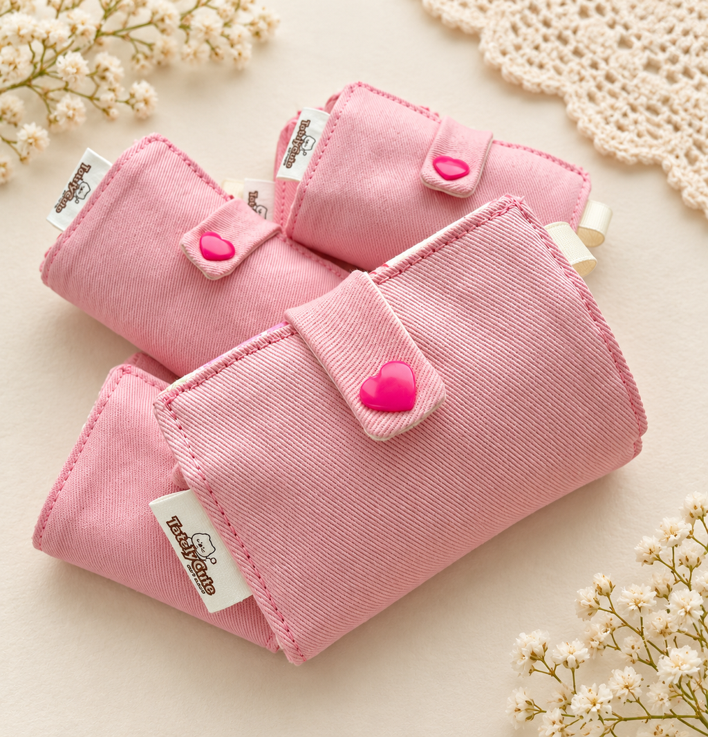 Handmade Compact Foldable Shopping Bag - Pink Floral Patchwork