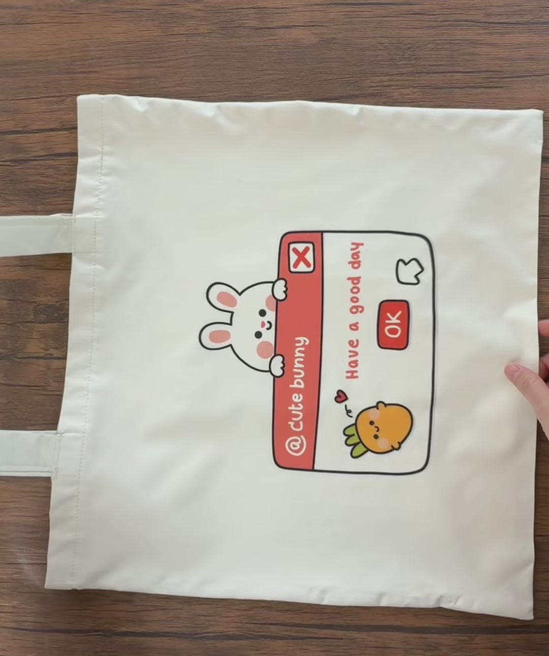 how to fold an eco bag UK