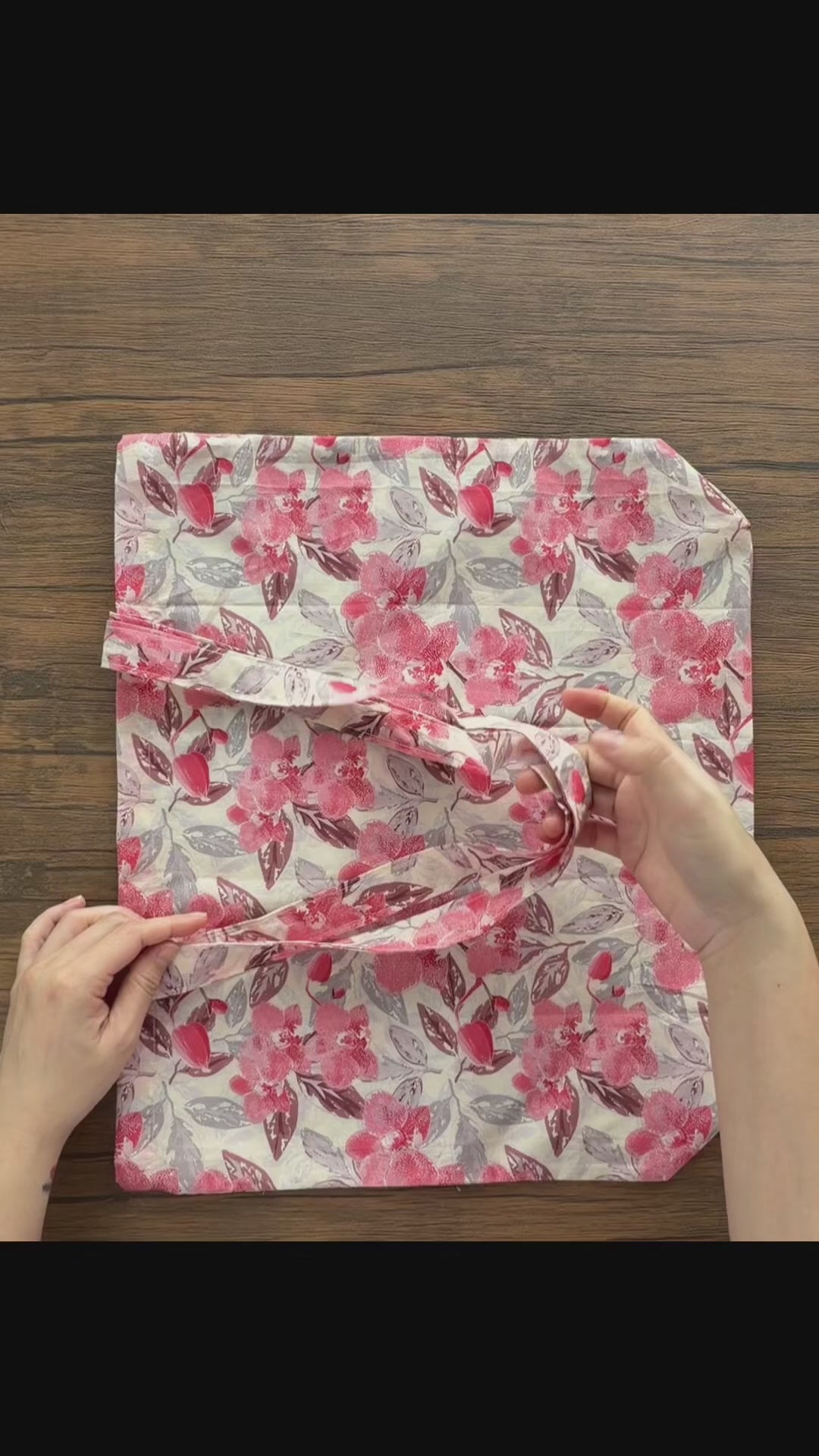 Personalized Foldable Eco Tote Bag – Lightweight 100% Cotton Reusable Shopping Bag | Travel-Friendly Compact Tote | Custom Name Gift Option